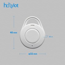 Holyiot-nRF52810 BLE 블루투스 5.0 저에너지 모듈 iBeacon 태그 3 축 가속도계 센서 비콘 실내 포지셔닝, 01 white, 01 white