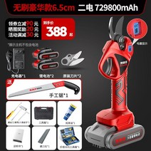 충전전지가위 충전 전지 전기 가위 독일 수입 Bosch 과일 나무 식 가지치기 가지 리튬 배터리 원예 가지치기, 1-독일 브러시리스 6.5cm 고급 모델 729800