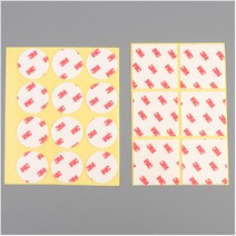 3M 조각 양면테이프 그립톡 테이프 아크릴폼 명판 홍보물 초강력 부착 다용도 원형 사각, 타입, 원형 12mm