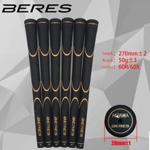 HONMA BERES 골프 그립 13 개 고무 클럽 블랙 컬러 우드, One Color_One Size, 한개옵션0