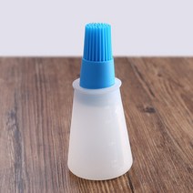미밴드7스트랩 바베큐용 휴대용 실리콘 오일 병 1 개 브러시 그릴 오일 브러쉬 액체 오일 과자 주방 베이킹 바베큐 도구 주방 도구, Blue