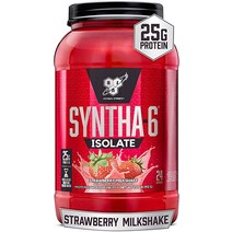단백질보충제 BSN SYNTHA-6 분리 가루 딸기 유청 전기 우유 발효 맛딸기 외부쉐이크 24인분 포장은 가능, [02] 48인분(1팩), [02] 땅콩 버터