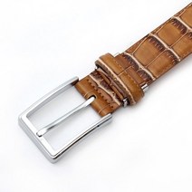 오너클랜 B045 블루마운트 캐주얼 남자벨트 악어벨트_W64EB56