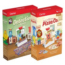 [D세트200개 한정] 피자가게 게임 + 탐정사무소 소꿉놀이수학영어, 없음