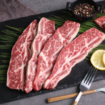 [초이스등급 6 7 8번 꽃갈비] 미국산 LA갈비 구이용 지방손질 1 2 3 4 5kg 일반용, 1kg(일반포장)