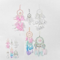 LED 심플 드림캐쳐 아기방꾸미기 여자아이방꾸미기, 화이트장식