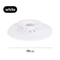 배관자제 스토퍼 1조각 주방 고무 싱크 바닥 드레인 플러그 세탁 물 도구 필터, white, 04 white