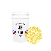 [재고정리특가]젠틀맨 세차버킷 화이트 20L + 그릿가드 세트 세차물통 거름망, 더클래스 광복에디선 20L, 그릿가드 옐로우