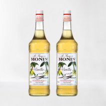 모닌 바닐라시럽 1000ml 2개, 모닌 바닐라 시럽 1000ml 2개세트
