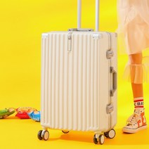 기내용 캐리어 수하물 여행 가방 트롤리 여행 비밀번호 수하물 여성용 알루미늄 프레임