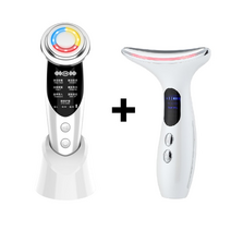 괄사 갈바닉 리프팅 리프테라 림프순환 IPL LDM관리 하이푸 엔더몰로지 테라노바 미세전류 고주파마사지기7in1 rfamp ems 얼굴 마사지 리프팅 뷰티 led 얼굴 피부 +, 미용기기 세트