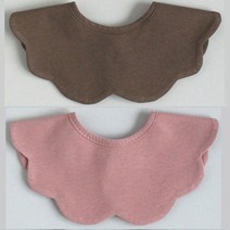 바니블라썸 아기 턱받이 침받이 (사계절용 여름용) 빅롤링세트 (2P), 37.초코+인디핑크, 1세트