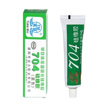 투명방수접착제 옥상방수 타일고정 초강력테이프 704 고온 내성 실리콘 고무 전자 절연 씰링 접착제 10 개/묶음 방수 열 전도성, 01 white color glue