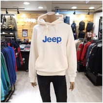지프 불광점 70%할인 캐주얼하고 활동성 있는 연출로 편안하게 착용할수 남여공용 클래식 JEEP로고 후드티셔츠!!
