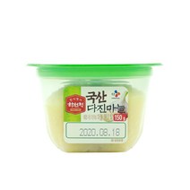 [메가마트]CJ 하선정 국산 다진마늘 150g, 단품