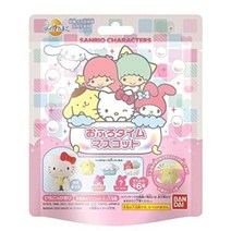 반다이 산리오 캐릭터 피규어 포함 입욕제 6개 세트 바스볼 바스밤, 단일상품개