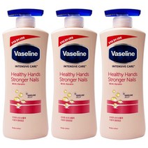 바세린 인텐시브케어 헬씨 핸드 앤 스트롱거 네일 로션 핸드크림 3개 600ml