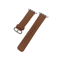 NUBASE 애플워치 8 호환 레트로 앱송 가죽 스트랩 + 필름 1P (41/45/49mm), 브라운