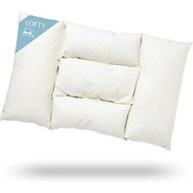 로프티 구형 파이프로 주위가 부드러운 쾌면 베개 LT-060, 화이트