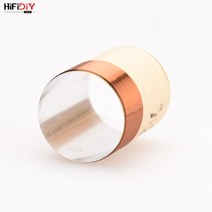HIFIDIY-라이브 2 인치 8 16.2mm 26mm 베이스 보이스 코일 스피커 수리 액세서리 흰색 알루미늄 사운드 공기 배출구 DIY 부품, [03] 4 Pieces, [07] 23.2mm