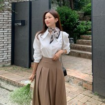 악녀일기 [악녀일기] 레니시 플리츠 주름 롱 스커트