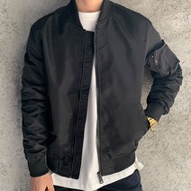 메이리앤 도톰 남자 항공 패딩 점퍼 블루종 안감추가