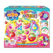 아쿠아매직 과일 친구들 캐릭터 물감 놀이 DIY 장난감