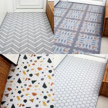 CLEAN UP 알테 패턴 코일 현관매트 베란다 발코니 현관용 업소용 바닥 아파트입구 롤 DIY, 1개, 27.알테-비에헥사곤