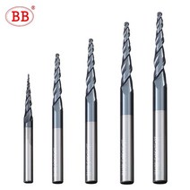BB 볼 코 테이퍼 엔드 밀 솔리드 초경 조각 라우터 비트 릴리프 나무 금속 CNC 커터 3.175mm 4mm 1PCS, 18 R0.5x30.5xD6x75