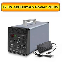 태양열 발전기 휴대용 전원 스테이션 220V 인버터 200W / 400W 48000mAh/96000mAh 에너지 저장 공급 야외 캠핑 태양광 아웃도어, 01 200W