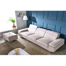 포근 팔/목 각도조절 4인 패브릭 코너형소파 2800 2색 실용적인 추천 공간, 블루