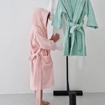 로앤데이 아동 어린이 키즈 주니어 샤워가운 목욕가운 비치가운 타올 30수 40수 코마 항균, KIDS-90, 30수 블루, 1개