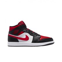 조던 1 미드 블랙 파이어 레드 Jordan 1 Mid Black Fire Red