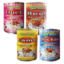 스피치강아지 강아지캔간식 보스턴테리어 개통조림 중형견 순살코기, 1개, 소고기