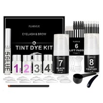 속눈썹 및 브로우 리프트 키트 라미네이션 컬러 틴트 4 In 1 래쉬 염색 도구, 01 41ml