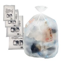 백색 쓰레기봉투 재활용봉투 분리수거봉지 60매외4종 번호 29074EA, 대20매 2포장