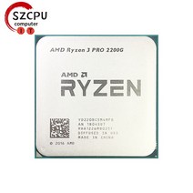Ryzen호환3 PRO 2200G R3 3.5 GHz 쿼드 코어 스레드 CPU 프로세서 YD220BC5M4MFB 소켓 AM4