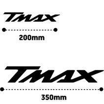T MAX 동호회 바이크 스티커 티맥스 반사데칼 동호회스티커, 1개, 반사 화이트