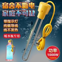 휴대용온수기 샤워기 충전식 전원주택 캠핑 기숙사 캠핑카온수기 전기순간온수기, 1000W 자동 전원 끄기 온도 조절 불가
