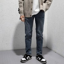 신세계TV쇼핑 [옷자락] 남자 스크래치 캐주얼 탄탄 일자 청바지 데님 팬츠