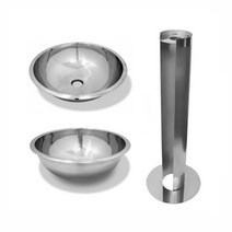 스텐볼 세면기 스테인레스 간이세면대 세면기 부속 스텐레스 세면볼, 선택02. 300mm, 1개