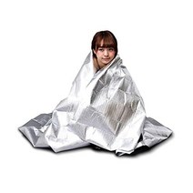 서바이벌시트 아이리스 오야마 방재 용품 비상 알루미늄 보온 시트 JTH-1321 149753, 140×190cm(두꺼운형)