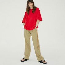 [NOHANT] BACK LOGO T SHIRT RED