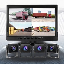 블랙박스 가성비10 인치 자동차 후진 모니터 트럭 카메라 시스템 운전 레코더 버스 블랙 박스 DVR, 01 64GB