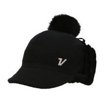 볼빅 여성 골프 부클 WINTER 캡 모자 VLAPMA04_BK, 사이즈