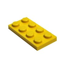 LEGO 레고 부품 부품: 노란색(밝은 노란색) 2x4 플레이트 x20, Yellow, Yellow