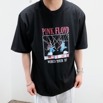 핑크플로이드 디지털 나염 반팔티