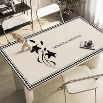 가죽 식탁매트 식탁 테이블 책상 보호필름 유리대용 가죽 방수 식탁매트, 70×130cm, G