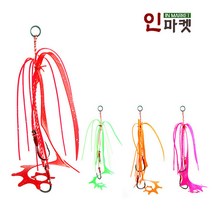 스커트훅리본 자작루어 타이 스커트 훅세트 타이라바, 스커트훅리본 해마핑크