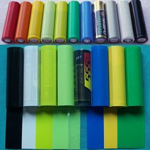 열수축튜브 자동차 전선 배선 투명 100/200/500pcs AA 배터리 PVC 열 수축 튜브 폭 23mm 길이 절연 필름 랩, 11 기타_01 100pcs